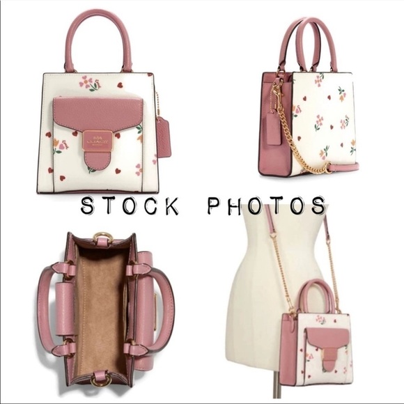 C7599 Coach Mini Pepper Flower Petal Bag and Wallet Set NWT C7653 NEW FOR SPRING - Picture 4 of 16